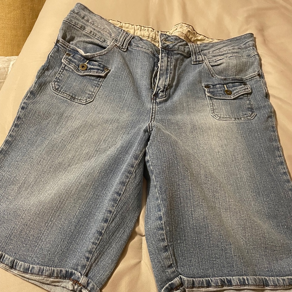 Denim shorts